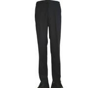 25" Length Extra Extra Short Length Trousers Mens Expand-A-Band SELF Adjusting Waist Colour Navy Clip & Button Fasten with Zip Fly (40)