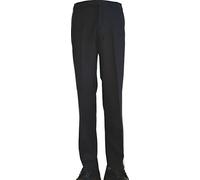 25" Length Extra Extra Short Length Trousers Mens Expand-A-Band SELF Adjusting Waist Colours (Navy, 36)