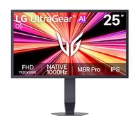 25” LG UltraGear G5 Gaming Monitor, World's First NATIVE 1000Hz FHD, DP 2.1, HDMI 2.1, Black 25G590BB