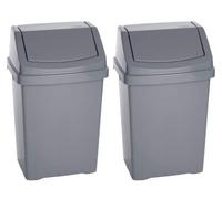 Wham Swing Bin 25 Litre x 2