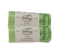25 Litre x 50 BioBag Compostable Biodegradable Kitchen Food Waste Caddy Bin Liner Bags (25L) - Certified EN13432 (50)