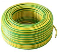 25 m 10 mm² Earthing Cable H07V-K 1 x 10 mm² Wire Cable Flexible Copper Stranded Single Wire for PV Systems Solar Energy Cable Wiring Cable PVC Earth Cable Fine Wire Green/Yellow