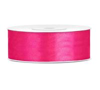 25 m Satin Ribbon Pink Ribbon Width 25 mm Satin Decorative Ribbon Dark Pink Gift Ribbon Wedding Gift Packaging Pink Ribbon