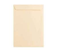 25 Magnolia C4 (to fit A4) Envelopes - 324mm x 229mm - Straight Pocket Flap Peel/Seal Cream Coloured Envelopes - 120gsm Clariana Paper - to Fit A4 Inserts (Unfolded)