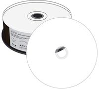 MediaRange BD-R 25GB 6x Write Speed Full Surface Printable (Inkjet Printer) Fully Metallised 25 Cake Box