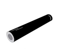 25 Metres Black Gloss Vinyl, 610mm Wide, Sticky Back Plastic for Cupboard Doors, Decals etc