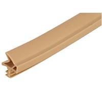 25 Metres - Door seal door seal Door S 6577a for Wooden frames Door frames seals beige Seam width: 12 mm Plastic TPE soft PVC Building hardware by GedoTec