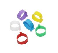 25 mm Inner Diameter Poultry Leg Rings, Buckle-Type Clip Rings for Chickens, Ducks, Geese, Text Label Free Agricultural Gear