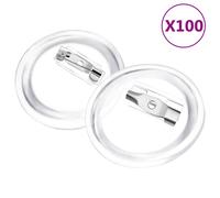 (25 mm) vidaXL Button Badges Kit with Pins 100 Sets Acrylic Pinback Button Multi Sizes