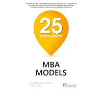 25 Need-to-Know MBA Models – Pearson Education