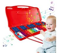 25 Note Glockenspiel - Chromatic 25 Note Professional Xylophone Instrument,Xylophone Musical Educational Toys for Birthday, Easter, Thanksgiving, Holidays, and New Year's Day