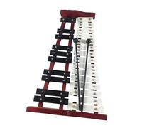 25 Note Glockenspiel Xylophone Measure 15.7x9.8x3inch Aluminum Bars With Clearly