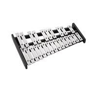 25 Note Glockenspiel Xylophone Wooden Base Aluminum Bars Educational Musical Instrument Percussion With 2 Mallets