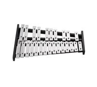 25 Note Glockenspiel Xylophone Wooden Frame Aluminum Bars Musical Instrument With Carrying Bag