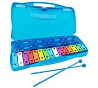 25 Note Xylophone with Mallets Chromatic Glockenspiel Musical Percussion Instrument Blue