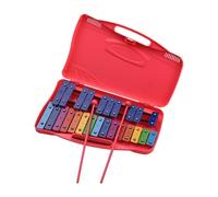 25 Notes Glockenspiel Xylophone Educational With Case 2 Mallets Suitable For Beginners And Student Percussion Instruments (Color : Pink)
