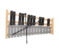 25 Notes Professional Wooden Saxophone Full Size Glockenspiel Xylophone With Percussion Stick