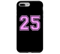 25 Number Twenty-Five Sports Varsity College Girl Matching Case for iPhone 7 Plus/8 Plus