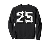25 Number Twenty-Five Team Sports Graphic Matching Varsity Sweatshirt