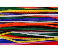 25 Or 50 Chenille Stems Craft Pipe Cleaners - Size 12" / 30cm - Colour Choice - Colour: Assorted, Pack Size: 50