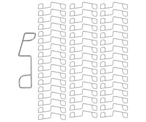 25 or 50 Stainless Steel Fence Panel Retention Clips to Inhibit Panel Displacement and Lower Outdoor Rattling Noise (50pcs)