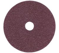 25 PACK - 100mm Fibre Backed Sanding Discs - 50 Grit Aluminium Oxide Round Sheet