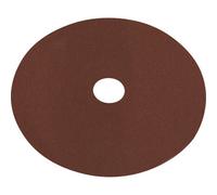 25 Pack 100mm Fibre Backed Sanding Discs - Premium 120 Grit Aluminium Oxide Sheets For Wood And Metal