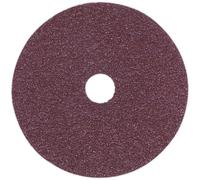 25 PACK - 115mm Fibre Backed Sanding Discs - 50 Grit Aluminium Oxide Round Sheet