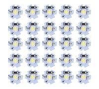 25 Pack 1W 5V SMD LED Chip Bulbs - Cool White Light Beads for Home Lighting DIY Projects Energy Efficient High Power Lamp Replacement