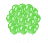 25 Pack 30cm Plain Colour Latex Balloons - Birthday, Wedding, Baby Shower & Party Decoration Balloons - Metallic Lime Green