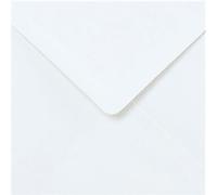 25 Pack 5” x 5” White Envelopes Square 130mm x 130mm Gummed