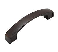 25 Pack - Cosmas 616-96ORB Oil Rubbed Bronze Modern Cabinet Hardware Arch Handle Pull - 3-3/4" Inch (96mm) Hole Centers