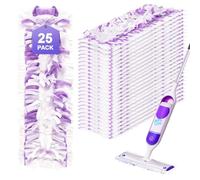 25 Pack Disposable Power Mop Refills for Swiffer Power Mop, Compatible with Swiffer Power Mop, 14-Layer Thickened Powermop Refill Pads for Surface Floor Cleaning