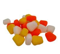 25 Pack Flavoured Pop Up Fake Corn Imitation Carp Fishing Floating Bait Tackle Coarse Aritificial Sweetcorn (Mixed Colours)