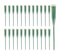 25 Pack Floral Water Tubes, Green Floral Tubes with Lid, Plant Stem Watering Supplies for Garden Rose Peony Arrangement Bouquet Propagation Indoor Home