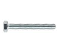 25 PACK HT Setscrew - M10 x 80mm - Grade 8.8 Zinc - Fully Threaded - DIN 933