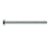 25 Pack M8 X 100mm Grade 8.8 Zinc Setscrews - Fully Threaded Din 933