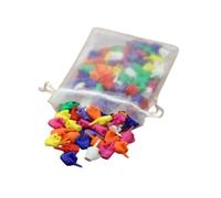 25 Pack Mini Middle Finger Figurines, Mixed Color Flip the Bird Tiny Hands Gag Gift Christmas, Novelty Desk Decor, Small Figures for Hiding