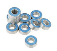 25 Pack MR115-2RS Deep Groove Ball Bearings, Replacement Precision Ball Bearings 11x5x4mm Miniature Small Bearings,Rubber Sealed Ball Bearings for Machine Tool