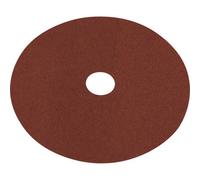 25 Pack Of 100mm Aluminium Oxide Sanding Discs - 60 Grit For Wood And Metal