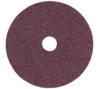 25 Pack Of 100mm Fibre Backed Sanding Discs - 50 Grit Aluminium Oxide For Wood And Metal
