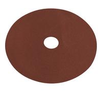 25 Pack Of 100mm Fibre Backed Sanding Discs - 80 Grit Aluminium Oxide For Wood And Metal