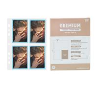25 Pack Photocard Pocket Pages for 6 and 3 Ring A5 Binders, Ultra-Clear K-pop Photocard Sleeves, Double-Sided 4 Pocket Photo Pages, Top Loading Photo Sheet Protector for Photos, Trading Cards