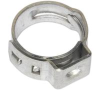 25 Pack Stainless Steel Single Ear O-Clip - 8.5mm To 10mm Diameter - Fixing
