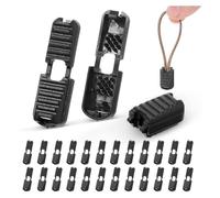 25 Pack Zipper Puller Wire Ends, DIY Replacement Zipper Fasteners for Backpacks Quick TieFree Shoelaces