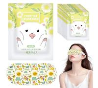 25 PACKS Self Heated Eye Mask Disposable Soothing Steam Eyes Moisturizing Heat Eye Mask Warm and Comfy for Relaxation, Dry Eyes, and Migraine Relief (Chamomile)