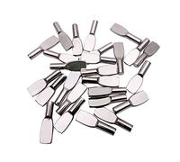 25 Packs Shelf Pins, 7 mm Shelf Support Pegs Spoon Shape Cabinet Furniture