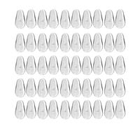 25 Pair/Lot Silicone Eyeglass Soft Nose Pad On Nose Pad Glasses Massage for Health Care Anti-Slip Tool for Sungla Eyeglass Pads Anti Slip Screw in Silicone Pads Eyeglasses Clear Frames
