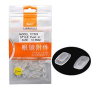 (25 Pair) Silicone Nose pad Soft materil Eyewear Part Push in by dhoptical