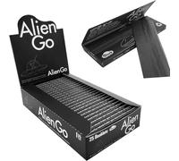 25 Pakcs Black Rolling Papers, 78mm Rolling Papers With Tips, Ultra-Thin Paper, Natural Arabic Gum, 1 1/4 size papers. 25 Set Black 1.25 Paper,